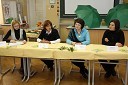 Karolina Marolt, Spem, Andreja Kračun, predsednica dobrodelnega združenja Koraki za korakce, Sonja Filipič, ravnateljica OŠ Janka Padežnika in Andreja Sever, specialna pedagoginja na OŠ Janka Padežnika