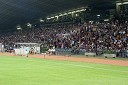 Pogled na polno tribuno Ljudskega vrta