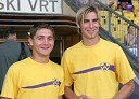 Zajko Zeba in Martin Pregelj, nogometaša