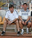 Branko Horjak, pomočnik trenerja NK Maribor in Marijan Pušnik, trener NK Maribor