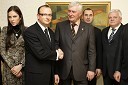 Mag. Radovan Žerjav, predsednik stranke SLS in Josip Friščić, predsednik Hrvaške kmečke stranke 
