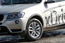 BMW X3 med spretnostno vajo