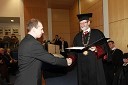 Dr. Bogdan Valentan, Fakulteta za strojništvo Univerze v Mariboru in prof. dr. Ivan Rozman, rektor Univerze v Mariboru