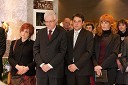 Majda Širca, ministrica za kulturo, Pavel Gantar, predsednik DZ RS, Matej Arčon, župan Nove Gorice in Martina Kodelja, urednica radia Robin