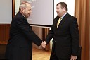 Franc Križanič, minister za finance in Tomaž F. Lovše, direktor Diners Club ter predsednik Ameriške gospodarske zbornice (AmCham)