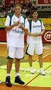Radoslav Nesterovič in Goran Jurak, košarkarja