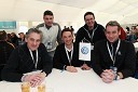 Franci Vrstovšek, Gorazd Majdič, Danilo Ferjančič, generalni direktor Porsche Slovenija d.o.o., Michael Grimmert, področni vodja prodaje vozil Volkswagen Europe za Slovenijo in ...