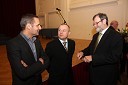 Danilo Rošker, direktor SNG Maribor, Franc Kangler, župan Mestne občine Maribor in prof. dr. Ivan Rozman, rektor Univerze v Mariboru