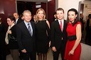 Dr. Davorin Kračun, predsednik Rotary kluba Maribor, Katarina Kresal, ministrica za notranje zadeve, Tomaž Orešič, EFT Group in soproga Tijana