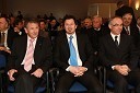 Anton Kampuš, župan Občine Gornja Radgona, dr. Patrick Vlačič, minister za promet in Janez Erjavec, direktor Pomurskega sejma