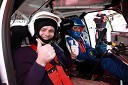 Petr Podlipny, direktor znamke Škoda pri Porsche Slovenija d.o.o. in Aleks Humar, voznik rallyja