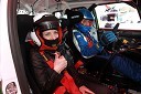 Simona Podlipny, marketing Porsche Slovenija in Aleks Humar, voznik rallyja