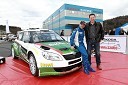 	Škoda Fabia S2000, Aleks Humar, voznik rallyja in ...