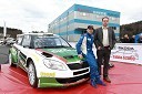 	Škoda Fabia S2000, Aleks Humar, voznik rallyja in ...