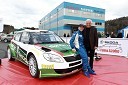 	Škoda Fabia S2000, Aleks Humar, voznik rallyja in ...