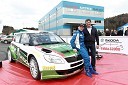 	Škoda Fabia S2000, Aleks Humar, voznik rallyja in ...