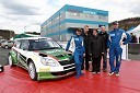 Škoda Fabia S2000, Aleks Humar, voznik rallyja, ... in Darko Lah, voznik rallyja