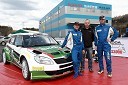 Škoda Fabia S2000, Aleks Humar, voznik rallyja, ... in Darko Lah, voznik rallyja