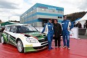 Škoda Fabia S2000, Aleks Humar, voznik rallyja, ... in Darko Lah, voznik rallyja