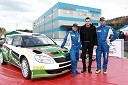 Škoda Fabia S2000, Aleks Humar, voznik rallyja, ... in Darko Lah, voznik rallyja