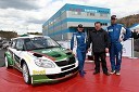 Škoda Fabia S2000, Aleks Humar, voznik rallyja, ... in Darko Lah, voznik rallyja