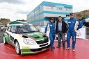 Škoda Fabia S2000, Aleks Humar, voznik rallyja, ... in Darko Lah, voznik rallyja