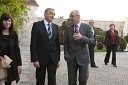 Aleš Zalar, minister za pravosodje in Brane Krajnik, direktor The Slovenian Times