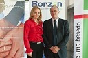 mag. Ajša Vodnik, izvršna direktorica Ameriške gospodarske zbornice (AmCham) in Karlo Peršolja, Borzen