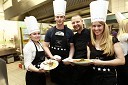 Eva Černe, pevka, Boštjan Bračič, pevec, Bine Volčič, glavni kuhar v hotelu Livada prestige ter Polona Ambrožič