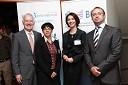 Deiric McCann, Zvezdana Lubej, direktorica Profiles International Slovenia, Saša Rakita, direktorica marketinga na BCCS in Kevin Morrison, predsednik Britanske gospodarske zbornice v Sloveniji