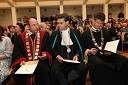 Prof. dr. Ante Uglešić, rektor Univerze v Zadru, prof. dr. Pero Lućin, rektor Univerze na Reki in prof. dr. Harald Kainz, novoizvoljeni rektor Tehniške univerze v Gradcu