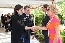 James KcKinney, vojaški ataše Amerike, soproga Laura in Aleid Douma, soproga nizozemskega ambasadorja v Sloveniji