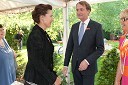 Nj. eks. Anunciada Fernandez de Cordova, veleposlanica Španije in Jos Douma, veleposlanik Nizozemske v Sloveniji