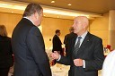 Tomaž Lovše, predsednik Ameriške gospodarske zbornice (AmCham) in Božo Dimnik, lobist ter predsednik Društva Slovensko - Hrvaškega prijateljstva