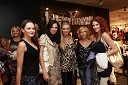 Irina Osypenko, manekenka, Sabina Remar, manekenka, Nadiya Bychkova, plesalka, Majda Vrhovnik, PR trgovine New Yorker ter direktorica M.V. d.o.o. ter Anamarija Avbelj, Miss universe Slovenije 2008