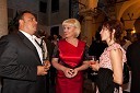 Igor Popov, veleposlanik Makedonije v Sloveniji, Olga Belec, direktorica hotela Diana  in Maja Popova