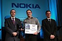 Iztok Sila, direktor marketinga Mladinska knjiga, Rok Činkolet, Nokia in Daniel Škraba, vodja Reader's Digest za Slovenijo