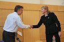 Prof. dr. Danijel Rebolj, rektor Univerze v Mariboru in prof. dr. Aleksandra Lobnik