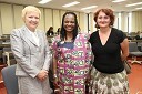 Prof. dr. Lučka Lorber, Filozofska fakulteta UM, Alice Ukoko, Women of Africa in doc. dr. Nataša Hrastnik, Fakulteta za humanistiko, Univerza v Novi Gorici