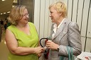 Milena Pivec, direktorica Založbe Pivec in prof. dr. Lučka Lorber, Filozofska fakulteta UM