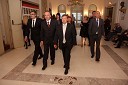 Dorijan Marušič, minister za zdravje, Jernej Završnik, direktor ZD dr. Adolfa Drolca Maribor, Gorazd Sajko, predstojnik organizacijske enote zobozdravstva ZD Maribor in Janez Ujčič, podžupan Mestne občine Maribor