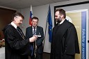 Prof. dr. Danijel Rebolj, rektor Univerze v Mariboru, prof. dr. Anton Dvoršek, Fakulteta za varnostne vede ter prof. dr. Gorazd Meško, dekan Fakultete za varnostne vede