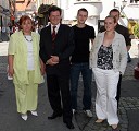 Gregor Pivec, direktor Splošne bolnišnice Maribor z ženo Mileno sin Lenart, hčerka Zala in sin Vid