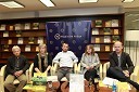 Pavle Učakar, likovno-tehnični urednik Mladinska knjiga Založba (MKZ), Majda Koren, slovenska mladinska pisateljica, Damijan Stepančič, ilustrator, Svetlana Makarovič, pisateljica ter Andrej Ilc, urednik Mladinske knjige za otroško in mladinsko literaturo