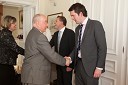 Doku Zavgajev, veleposlanik Rusije v Sloveniji in James Hampson, British Council