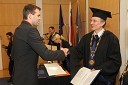 Dr. Klemen Deželak, Fakulteta za elektrotehniko, računalništvo in informatiko Univerze v Mariboru ter prof. dr. Danijel Rebolj, rektor Univerze v Mariboru