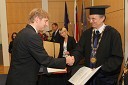 Dr. Janez Ribič, Fakulteta za elektrotehniko, računalništvo in informatiko Univerze v Mariboru ter prof. dr. Danijel Rebolj, rektor Univerze v Mariboru	