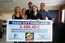 Lidija Šestak Zorič, predsednica društva Sonček, Anita Mlakar, novinarka in moderatorka Radia City, Bor Greiner, odgovorni urednik Radia City, Nataša Jeza Kotnik, vodja marketinga TA Sonček in Taras Poljanec , ustanovni član društva Sonček