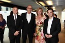 Franci Bolta, direktor avtomobilske znamke Audi pri Porsche Slovenija d.o.o., Heinz Slesak, direktor Porsche Slovenija d.o.o., Petra Majdič, smučarska tekačica ter ...	