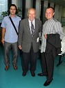 Zlatko Zahovič, nekdanji nogometaš, prof. dr. Edvard Glaser, častni občan Maribora in Franc Kangler, poslanec SLS